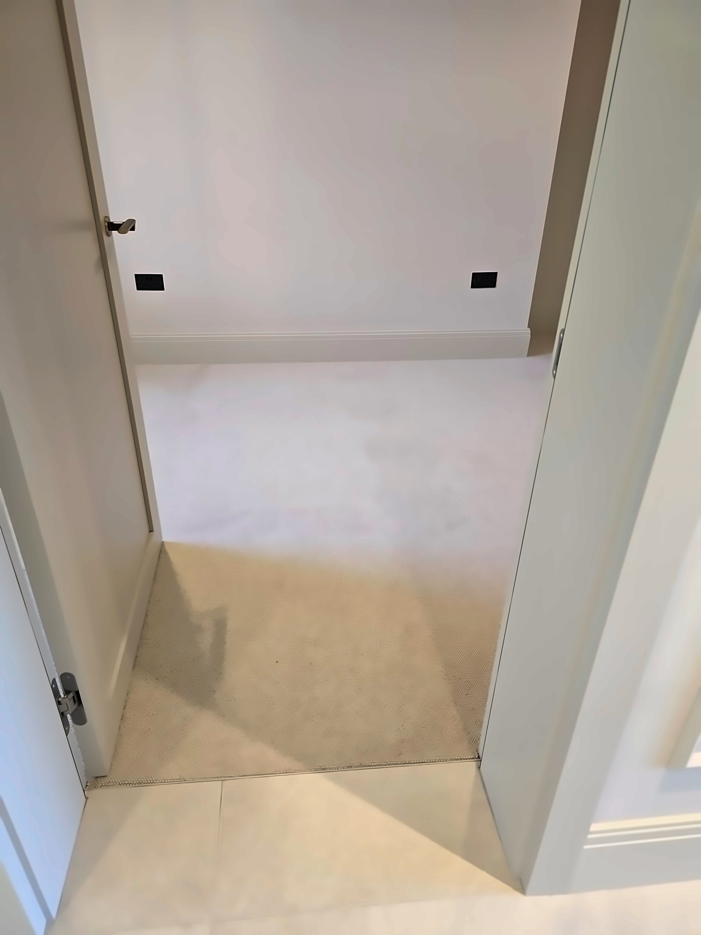 End of tenancy clean — freshly cleaned living room carpet in a Yorkshire barn conversion