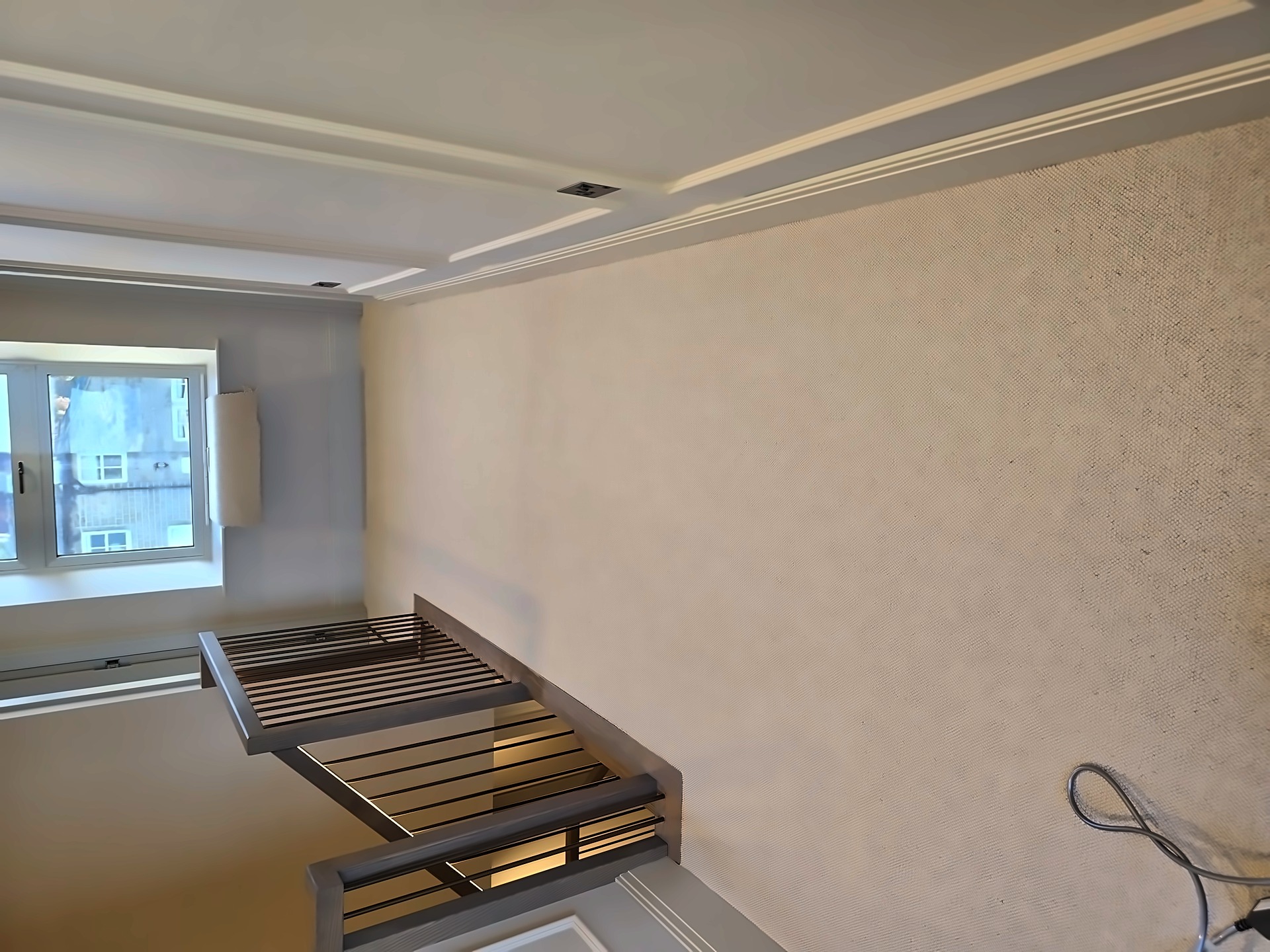 End of tenancy clean — bright landing with spotless carpet after professional deep clean