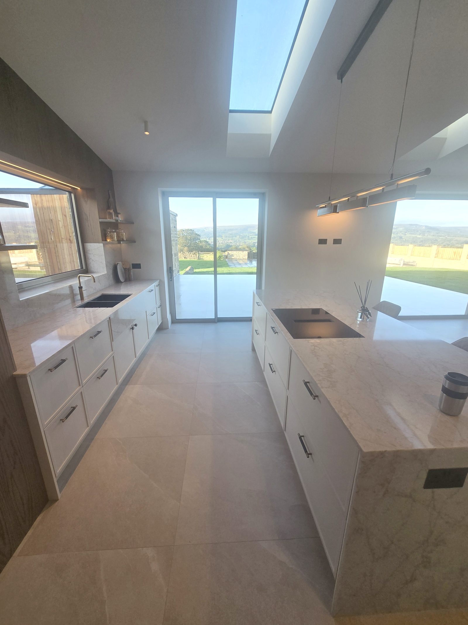 Barn conversion kitchen left spotless after end of tenancy clean