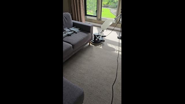 Low Moisture Carpet Cleaning — In Action